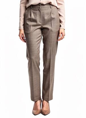 Pantalon slim elasticitate mărime normală maro GUY DUBOUIS femeie
