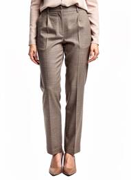 Pantalon slim elasticitate mărime normală maro GUY DUBOUIS femme