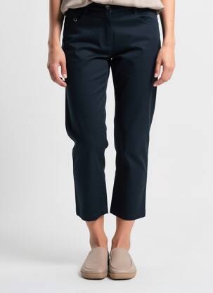Pantalon trei sferturi elasticitate mărime normală albastru JUMFIL femeie