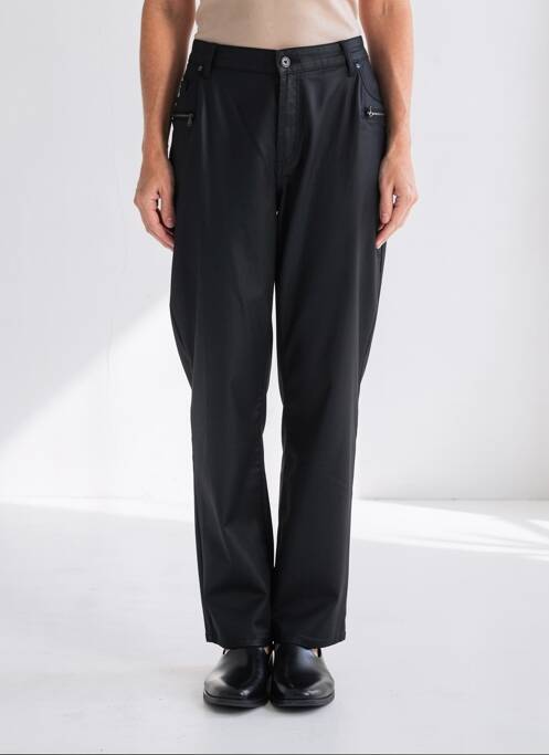 Pantalon drept elasticitate mărime normală negru JUMFIL femme