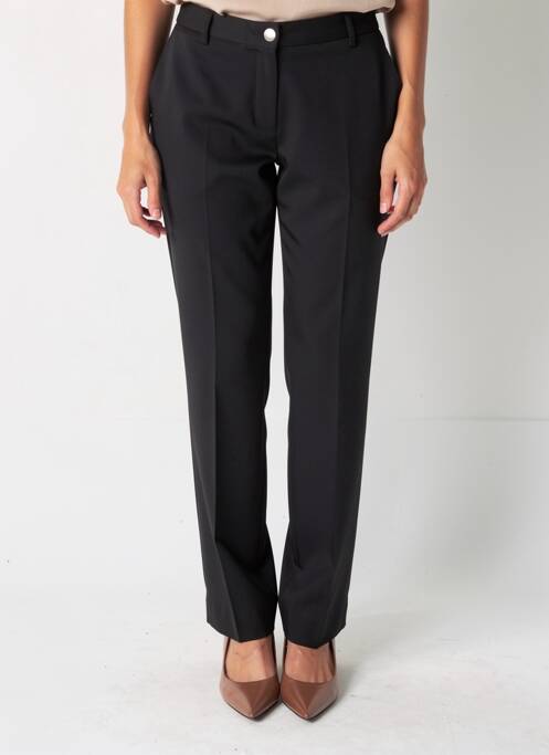 Pantalon slim talie elastică mărime normală negru JUMFIL femme
