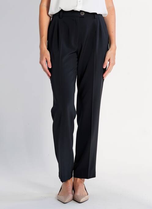 Pantalon drept elasticitate mărime normală negru JUMFIL femme