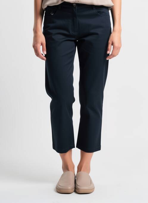 Pantalon trei sferturi elasticitate mărime normală albastru JUMFIL femme