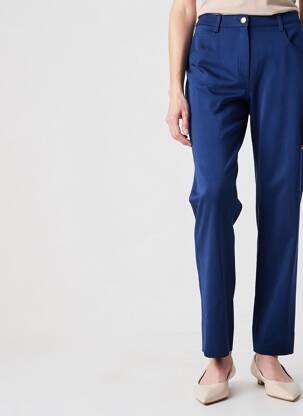 Pantalon slim elasticitate mărime normală albastru JUMFIL femeie