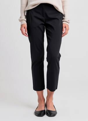 Pantalon trei sferturi elasticitate mărime normală negru JUMFIL femeie