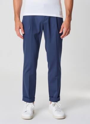 Pantalon chino închidere cu fermoar sub clapetă cu cârlig mărime normală albastru DOCKERS bărbat
