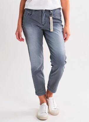 Pantalon 7/8 elasticitate mărime normală albastru ANNA MONTANA femeie
