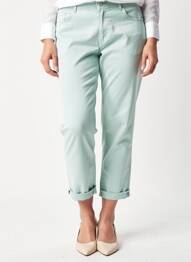 Pantalon 7/8 elasticitate mărime normală albastru ANNA MONTANA femeie