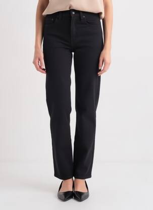Blugi cu croială slim elasticitate mărime normală negru LEVI'S femeie