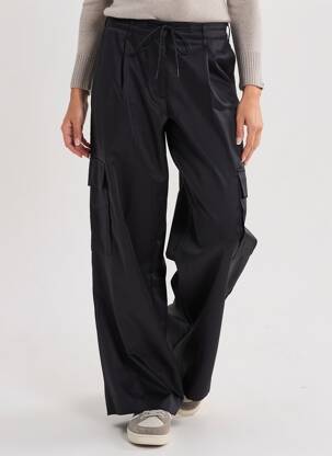 Pantalon cargo croială dreaptă negru Y.A.S femeie