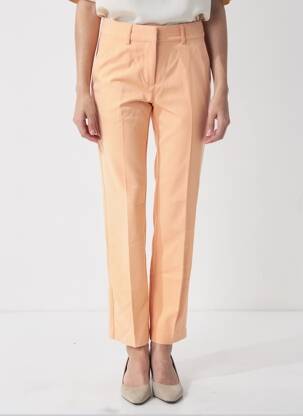 Pantalon slim buzunare portocalie Y.A.S femeie
