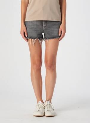 Șort țesătură denim talie înaltă negru LEVI'S femeie