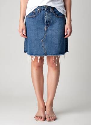 Fustă scurtă buzunare albastru LEVI'S femeie