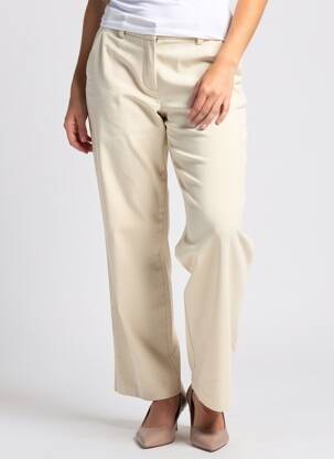 Pantalon chino mărime normală mărime normală bej VERO MODA femeie
