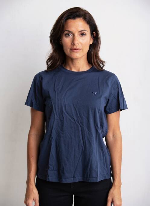 Tricou croială dreaptă mâneci scurte albastru WRANGLER femme