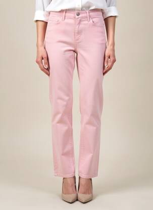 Pantalon drept elasticitate mărime normală roz KANOPE femeie