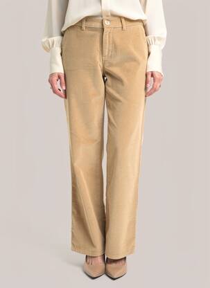 Pantalon drept elasticitate mărime normală bej KANOPE femeie
