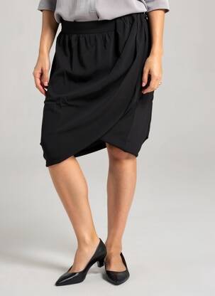 Fustă midi croială dreaptă negru MOLLY BRACKEN femeie