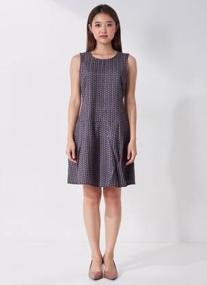 Rochie scurtă fără mâneci fără mâneci negru LILI SIDONIO femeie