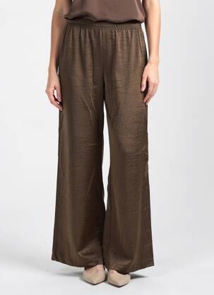 Pantalon larg mărime normală mărime normală maro IMPERIAL femme