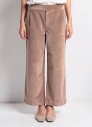 Pantalon larg buzunare mărime normală maro STREET ONE femeie