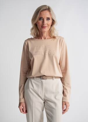 Tricou mâneci lungi mâneci lungi bej STREET ONE femeie