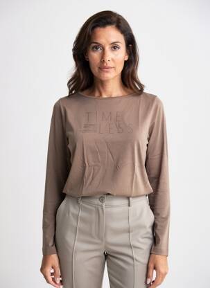 Tricou mâneci lungi mâneci lungi maro STREET ONE femeie