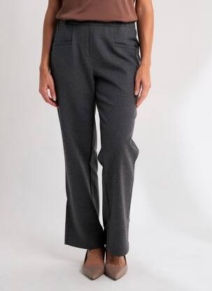 Pantalon drept elasticitate mărime normală gri SHEEGO femeie