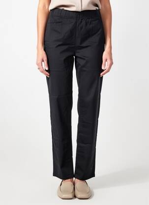 Jegging țesătură poplin mărime normală negru SHEEGO femeie