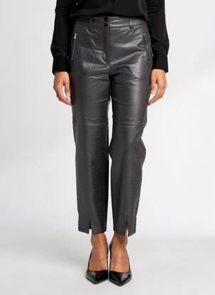 Pantalon slim elasticitate mărime normală negru SHEEGO femeie