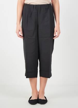 Pantalon trei sferturi croială dreaptă mărime normală negru KJBRAND femeie
