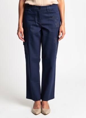 Pantalon slim elasticitate mărime normală albastru SHEEGO femeie