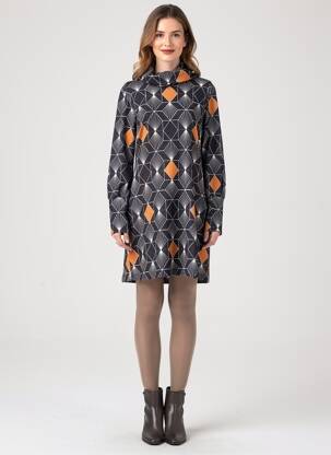 Rochie scurtă mâneci lungi mâneci lungi negru SISTTER femeie