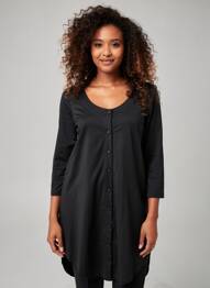 Vestă cu mâneci lungi elasticitate negru G!OZE femme