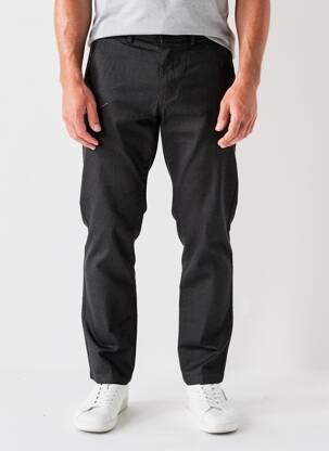Pantalon chino buzunare mărime normală negru DELAHAYE bărbat