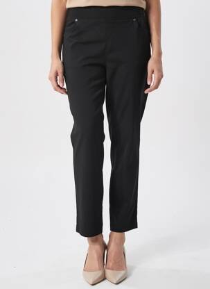 Jegging țesătură poplin mărime normală negru ZHENZI femeie