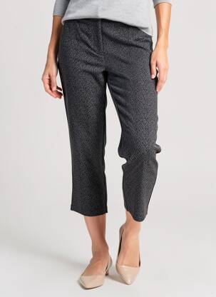 Pantalon slim talie elastică mărime normală negru ZHENZI femeie