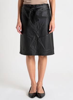 Fustă midi elasticitate negru ZE.ZE NORDIC femeie