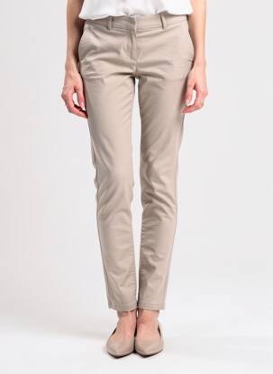 Pantalon slim talie elastică mărime normală gri STARK femeie