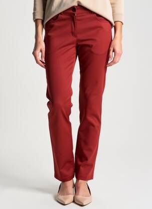 Pantalon slim talie elastică mărime normală portocalie STARK femeie