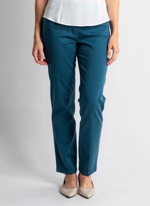 Pantalon slim talie elastică mărime normală albastru STARK femeie
