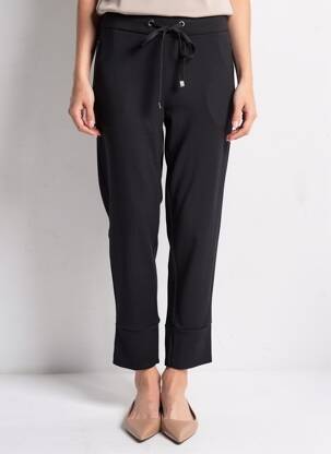Pantalon slim talie elastică mărime normală negru STARK femeie