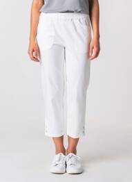Pantalon trei sferturi elasticitate mărime normală gri STARK femme