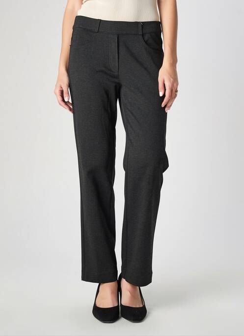 Pantalon slim talie elastică mărime normală gri STARK femme