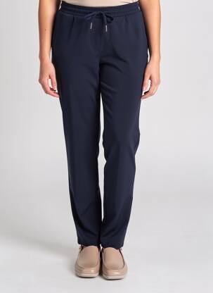 Pantalon slim talie elastică mărime normală albastru GRIFFON femeie