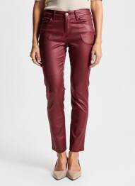 Pantalon slim elasticitate mărime normală roșu GRIFFON femme
