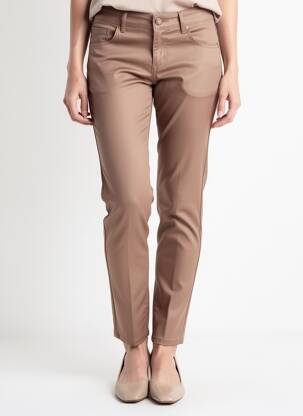 Pantalon slim elasticitate mărime normală gri GRIFFON femeie