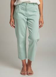Pantalon 7/8 elasticitate mărime normală albastru GRIFFON femme