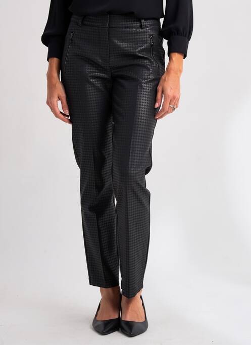 Pantalon slim talie elastică mărime normală negru STARK femme
