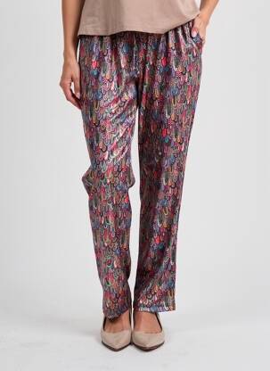 Pantalon 7/8 elasticitate mărime normală roz GEVANA femme
